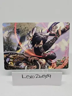 Dancer's Chakrams Art Card ( Gold Stamped Signature) / Final Fantasy MTG - Image 1