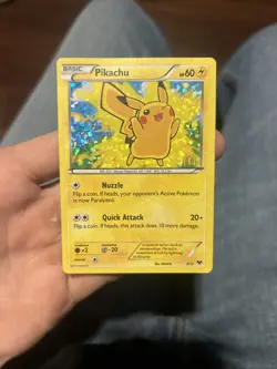 Pokemon Pikachu TCG Holo Card Promo 5/12 McDonald's - HP - Image 1
