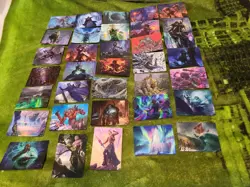 MTG Lot of 35 ART SERIES Cards-Tibalt's Trickery,Cyclone Summoner,Esika God of t - Image 1