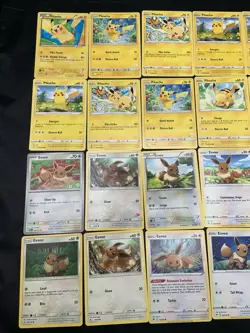 Pikachu And Eevee Pokemon Card Lot Mid Era/Modern NM/MP Pikachu And Eevee Only - Image 2