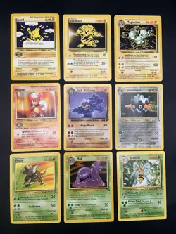 Vintage WOTC Pokemon Card Rare Lot - Fossil, Team Rocket, Base Set 2 1999 MP/HP - Image 1