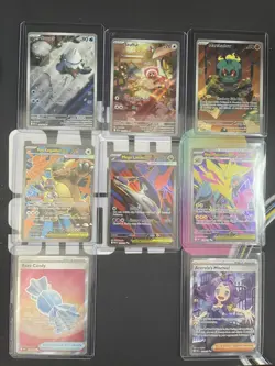 HUGE Pokemon Mega Evolution 8 Card Illustration Rare and Full Art Lot BIG HITS - Image 1