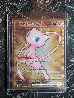 Pokemon TCG Scarlet & Violet 151 Gold Mew UPC Promo Metal Card 205/165 - Image 1