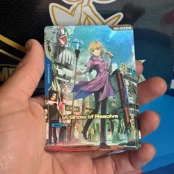 A Show of Resolve U+ - Newtype Rising (GD01-100) Gundam Card Game - Image 1