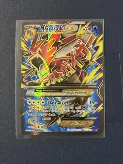 Pokemon Mega-Gyarados EX TCG Holo Card Breakpoint 115/122 Full Art - Image 2
