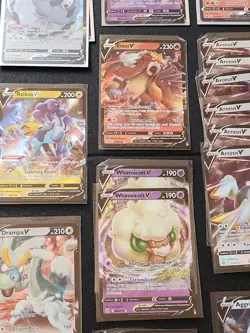 Pokemon TCG Assorted Era V Full Art Holo Lot of 28 Cards Sleeved - Image 5