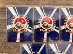 Lot of 7x Pokemon 1996 Japanese Base Basic No Rarity Symbol cards - Image 3