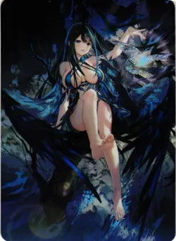 ORIGINAL ART BY ATdan Barefeet Goddess Story Anime Waifu Custom Card - Image 1