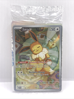 Pokemon TCG Eevee - 173 SVP Prismatic Evolutions ETB Promo Card Pack SEALED - Image 1