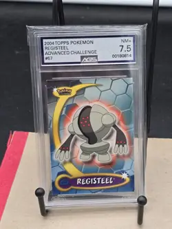 Pokemon Card - Registeel #57 - Advanced Challenge - Topps AGS 7.5 - Image 1