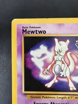 Pokemon TCG Mewtwo #3 WotC Promo Card Vintage 1999 - Image 2