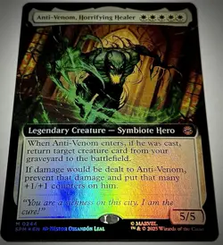 Magic The Gathering Spider-Man Anti-Venom, Horrifying Healer (Ext Art) Foil 244 - Image 2