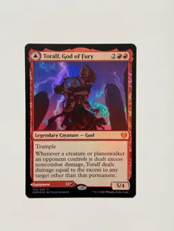 Toralf, God of Fury // Toralf's Hammer (KHM) 154 Foil - Image 1