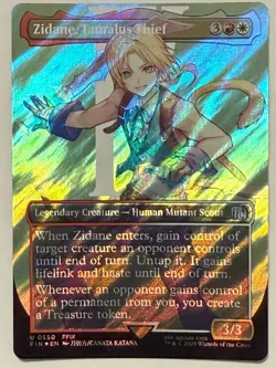 Zidane, Tantalus Thief Borderless Surge Foil - Final Fantasy MTG - Image 1