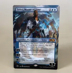 MTG Teferi, Master of Time - Borderless - M21 NM - Image 1