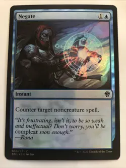 MTG Dominaria United Negate Foil 058/281 NM - Image 1