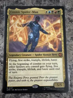 Cosmic Spider-Man Magic The Gathering Nm - Image 1