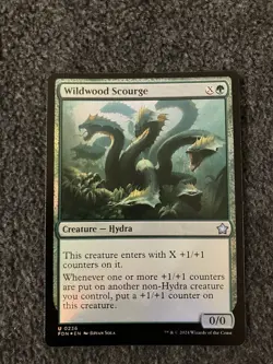 Magic The Gathering MTG - Wildwood Scourge Foil - FDN - Image 1