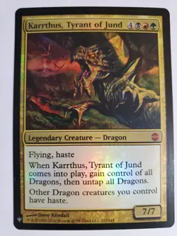 Karrthus, Tyrant of Jund Alara Reborn Foil - Image 1