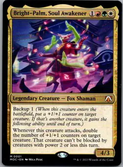 #1 Bright-Palm, Soul Awakener Commander: March of the Machine Mythic - Image 1