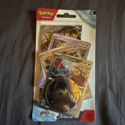Stellar Crown - Premium Checklane Blister (Roaring Moon/Iron Thorns) Pokemon TCG - Image 2
