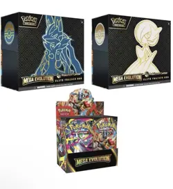 Pokemon Center Mega Evolutions ETB Set & Enhannced Booster Box - Image 1