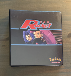 2000 Nintendo Pokemon Team Rocket 3-ring Binder EMPTY Plus 30 (9) Pocket Sheets - Image 1