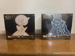 Pokemon Center Mega Evolution Gardevoir & Lucario ETB Elite Trainer Box Set of 2 - Image 1