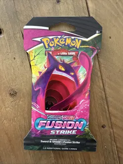 Pokemon TCG Sword & Shield Fusion Strike Sleeved Booster Pack Lot Of 6 820650809170 - Image 2