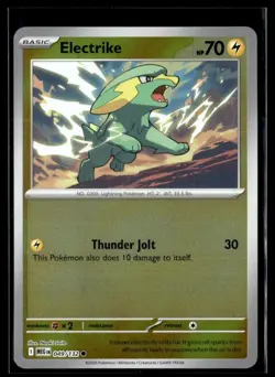 2025 Pokemon - Mega Evolutions - Reverse Holo Electrike #49 - Image 1