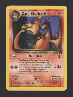 Dark Charizard 21/82 Team Rocket - Pokemon Card WotC 2000 - Image 1