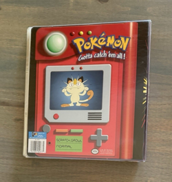 1999 Nintendo Pokemon 3-ring Binder (EMPTY) Plus 20 (9) Pocket Sheets - Image 2