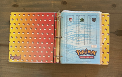 1999 Nintendo Pokemon 3-ring Binder (EMPTY) Plus 20 (9) Pocket Sheets - Image 3