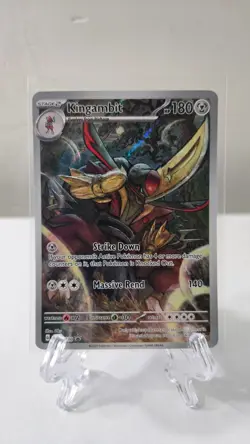 Pokemon TCG Scarlet & Violet Kingambit SVP 130 Black Star Promo Full Art (x4) - Image 1