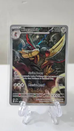 Pokemon TCG Scarlet & Violet Kingambit SVP 130 Black Star Promo Full Art (x4) - Image 5
