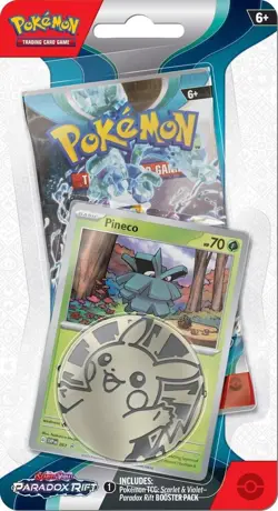 Pokemon TCG Paradox Rift Blister Pack (Pineco) - New/Sealed - Image 1