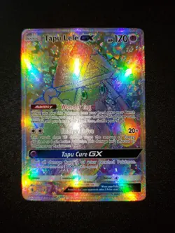 Pokemon - Tapu Lele GX - 155/145 - Guardians Rising - Rainbow Secret Rare - NM - Image 4