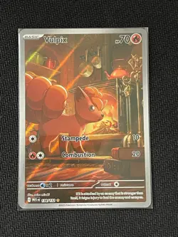 Vulpix Illustration Rare Pokemon Mega Evolution 138/132Near Mint - Image 1