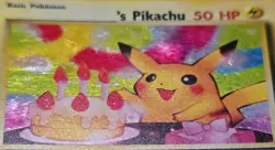 Wizards Birthday Pikachu Original Owner Vintage Pokemon TCG Black Star Promo 24 - Image 4