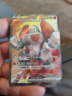 Regirock EX 214/182 Ultra Rare Pokemon SV Destined Rivals NM - Image 2