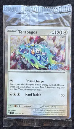 Terapagos Quaxly 161/191 Holo Pokemon Center Promo Surging Spark Sealed Horizons - Image 3