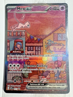 Mew ex SVP 053 Pokemon TCG Scarlet Violet 151 Black Star Promo Full Art NM - Image 1