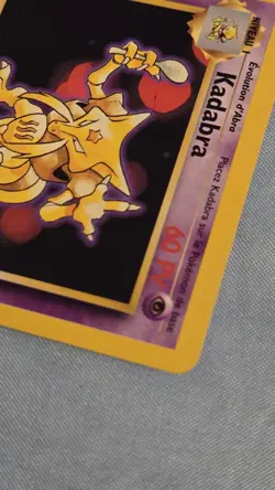 Kadabra 032/102 1st Edition Base Set Shadowless Uncommon POKEMON VINTAGE - Image 3