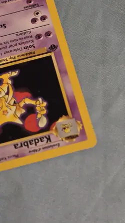 Kadabra 032/102 1st Edition Base Set Shadowless Uncommon POKEMON VINTAGE - Image 4