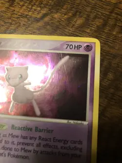 Pokemon TCG Mew Pop Series 4 Holo 004/017 LP - Image 3