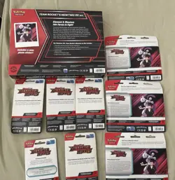 Destined Rivals Pokemon TCG Bundle - Team Rockets Mewtwo EX Box & Blister Packs - Image 2
