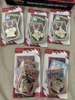 Destined Rivals Pokemon TCG Bundle - Team Rockets Mewtwo EX Box & Blister Packs - Image 4