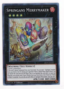 Springans Merrymaker - LIOV-EN041 - Super Rare - 1st Edition - Lightly Played - Image 1