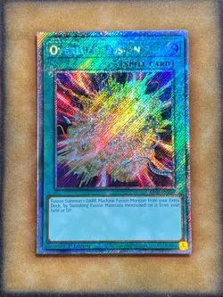 Yugioh Overload Fusion RA03-EN169 Platinum Secret Rare 1st Ed NM - Image 1