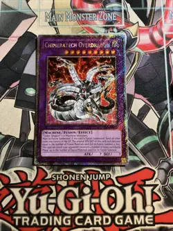 Chimeratech Overdragon Platinum Secret Rare RA03-EN166 Yugioh - Image 1